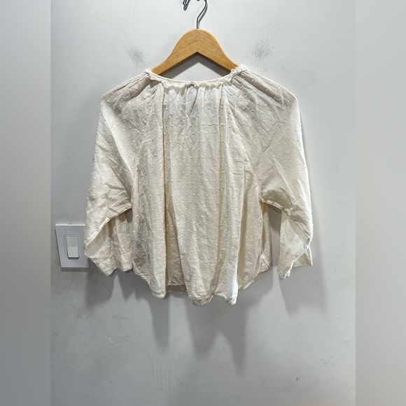 Raquel allegra cream  button down top - Picture 4 of 4